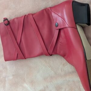 Red Women's Ankle Boots